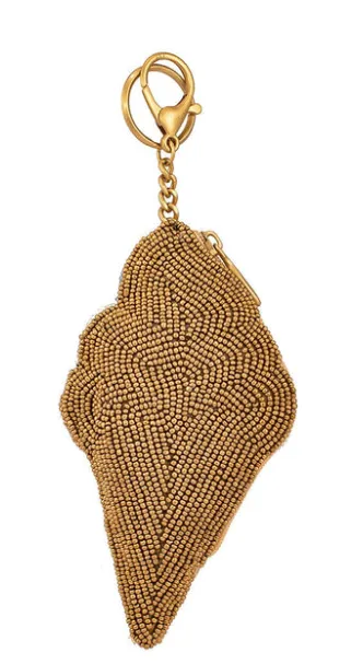 Mary Frances Sugar Cone Coin Purse/ Key Fob