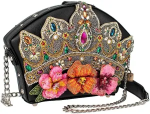 Mary Frances womens Princess Crossbody Crown Handbag Shoulder Bag, Multi, One Size US