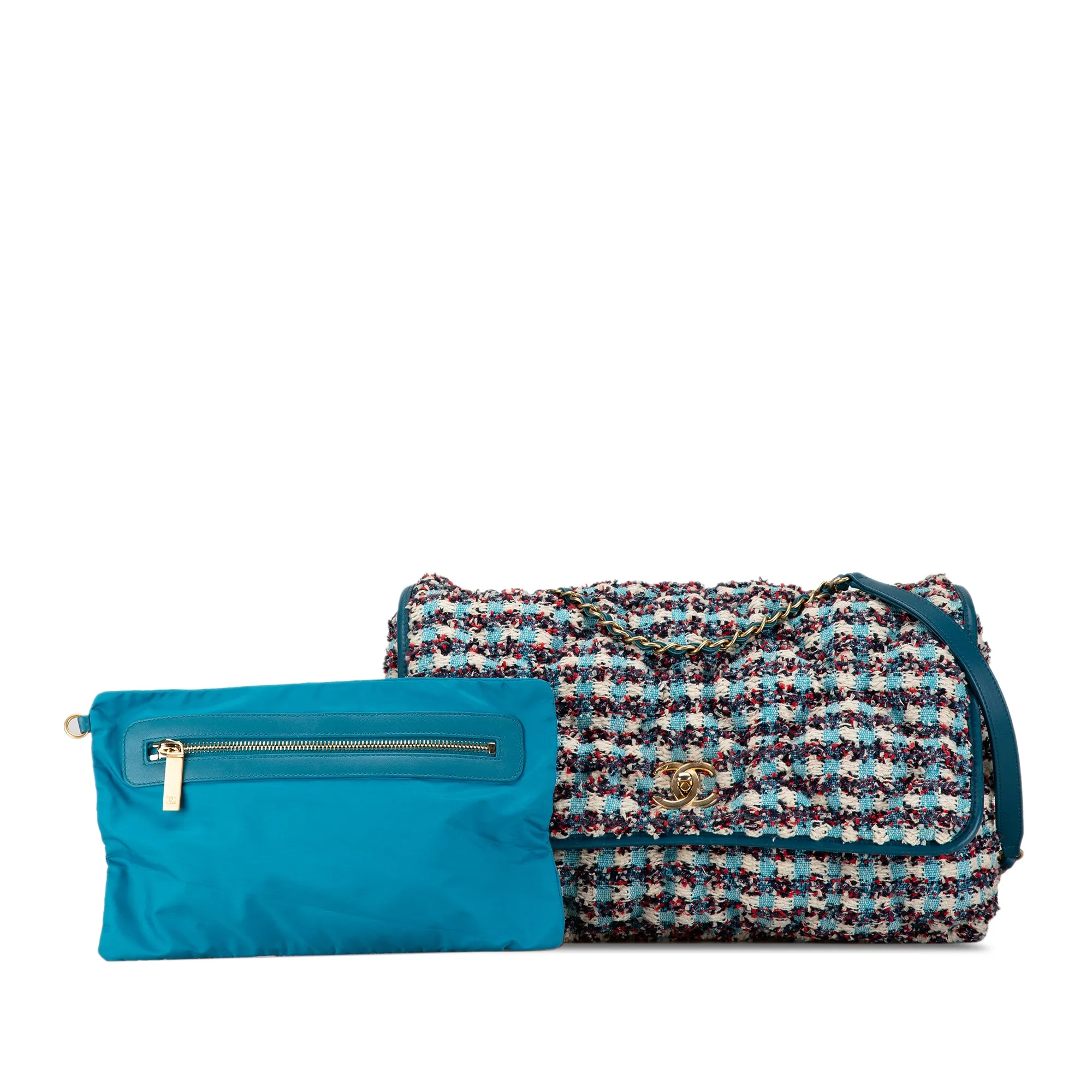 Maxi Tweed Chesterfield Single Flap