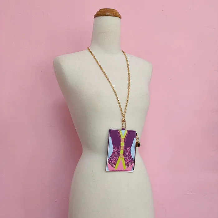 Maya Kebaya Purple Card Holder
