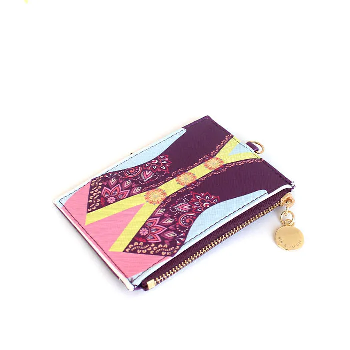 Maya Kebaya Purple Card Holder