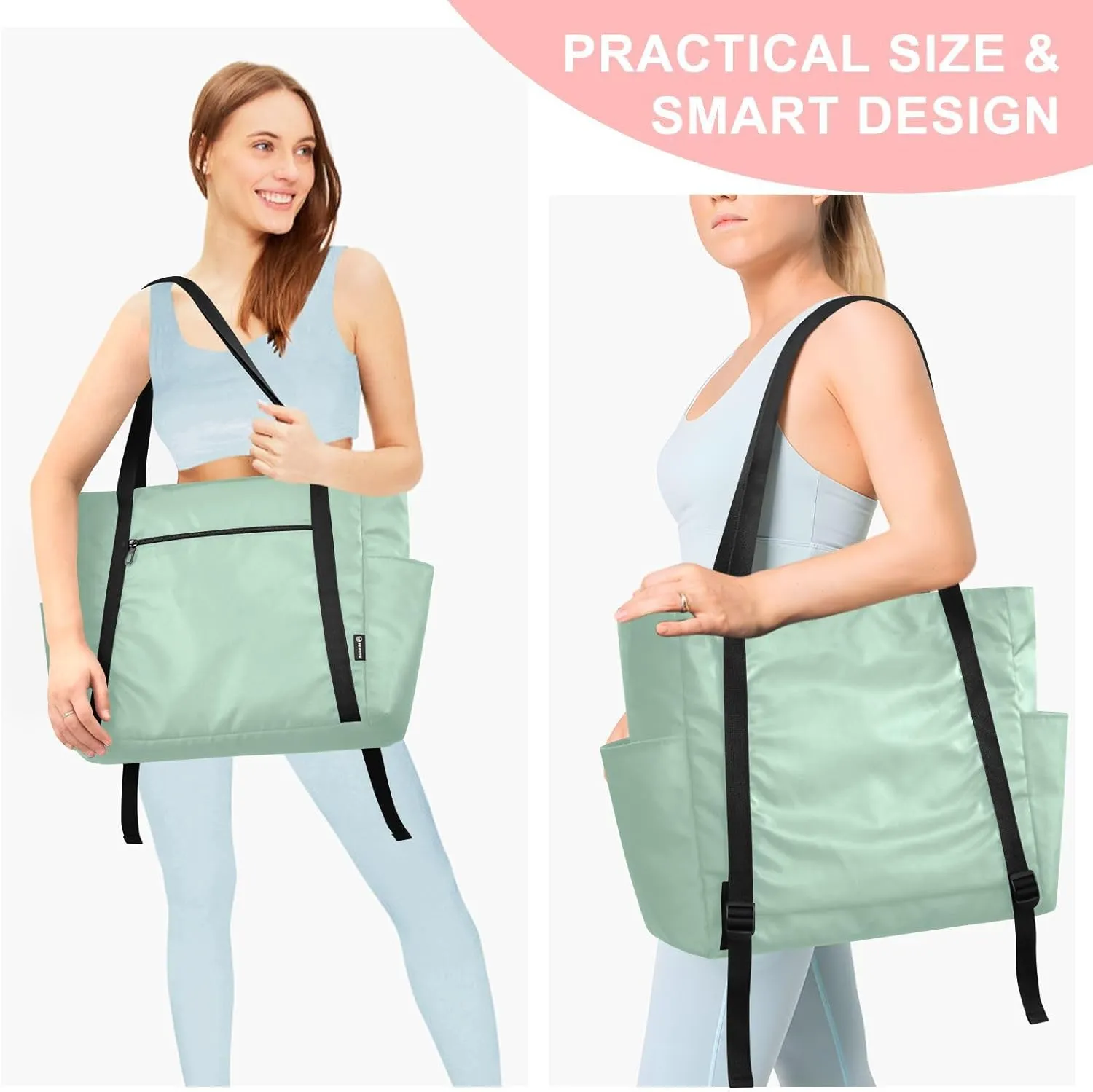 MCHIVER Yoga Bag for Women Men Large Yoga Mat Bag Shoulder Bags for Travel Pilates Yoga