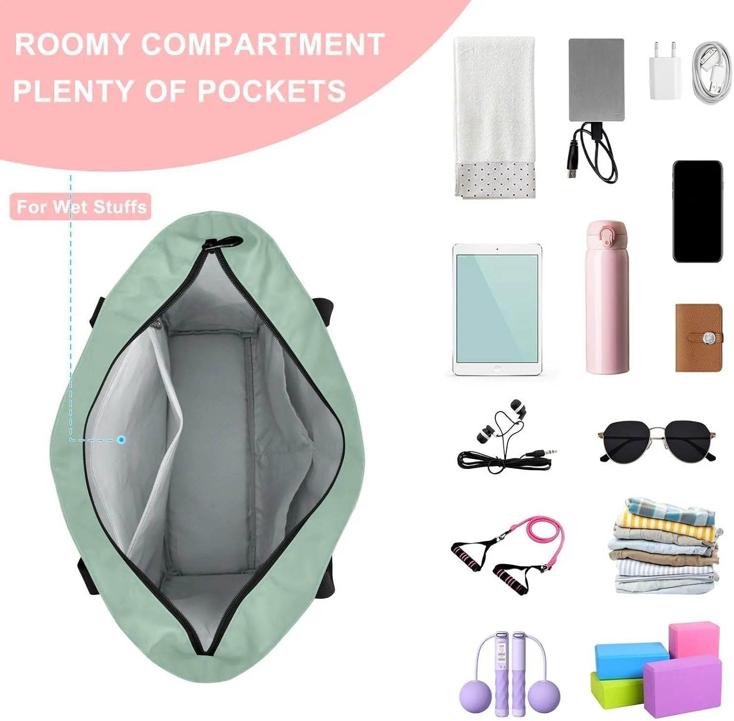 MCHIVER Yoga Bag for Women Men Large Yoga Mat Bag Shoulder Bags for Travel Pilates Yoga
