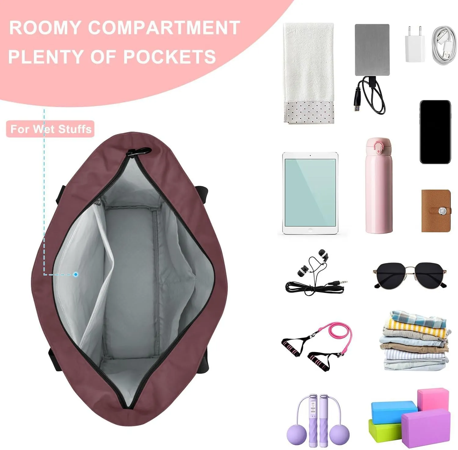 MCHIVER Yoga Bag for Women Men Large Yoga Mat Bag Shoulder Bags for Travel Pilates Yoga