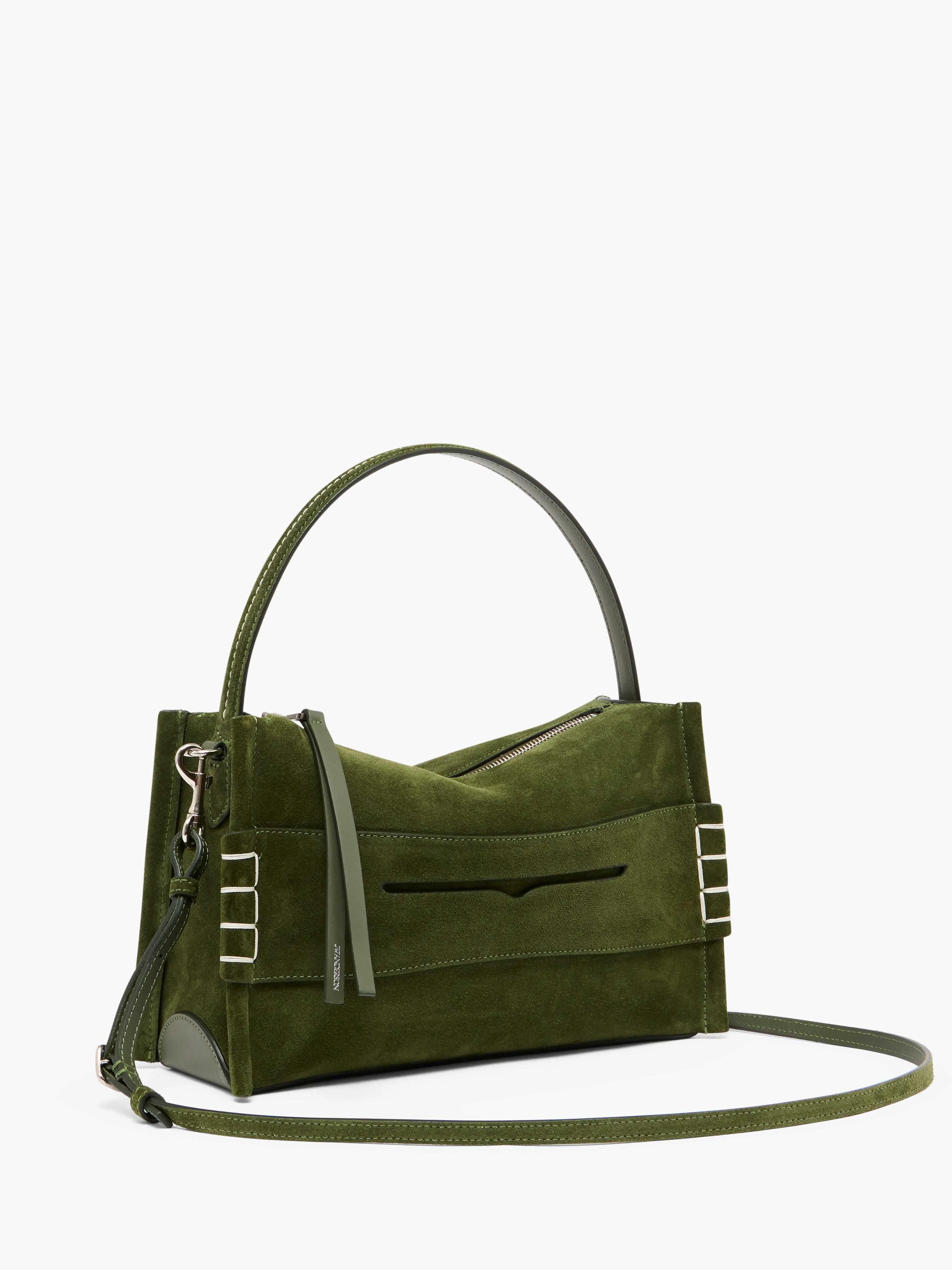 MEDIUM LOAFER BAG - SUEDE SHOULDER BAG