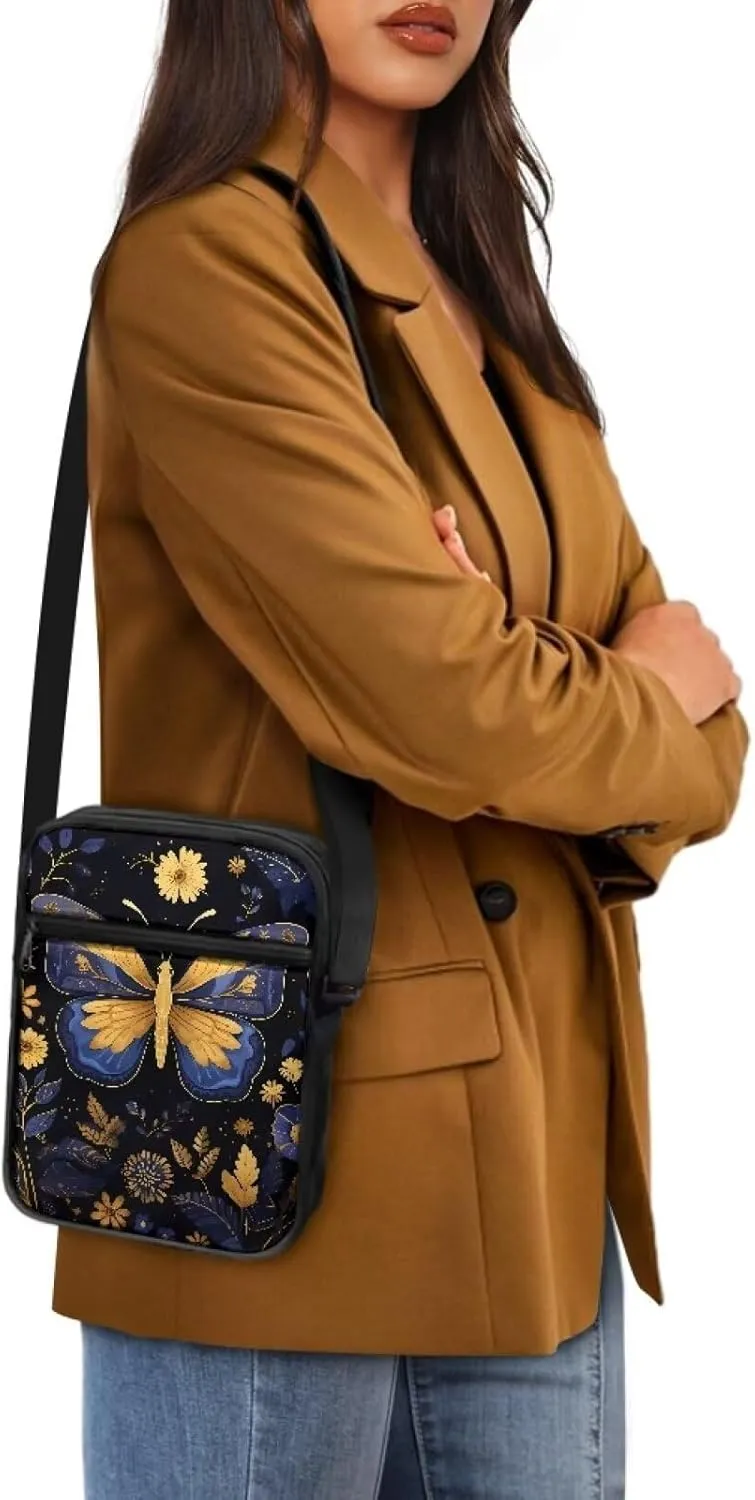Messenger Bag for Women Crossbody Cell Phone Purse Small Shoulder Pouch for Outdoor