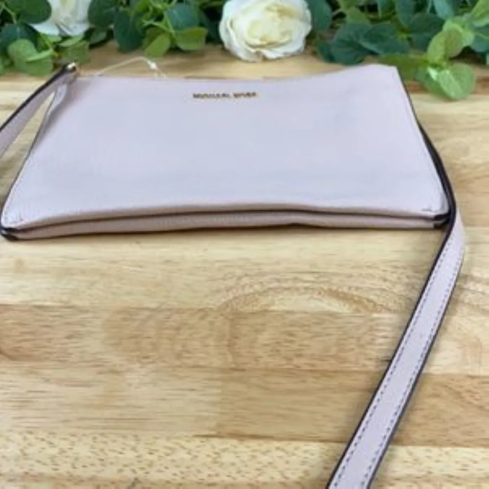 MICHAEL Michael Kors Pink Jet Set Large Double Pouch Crossbody