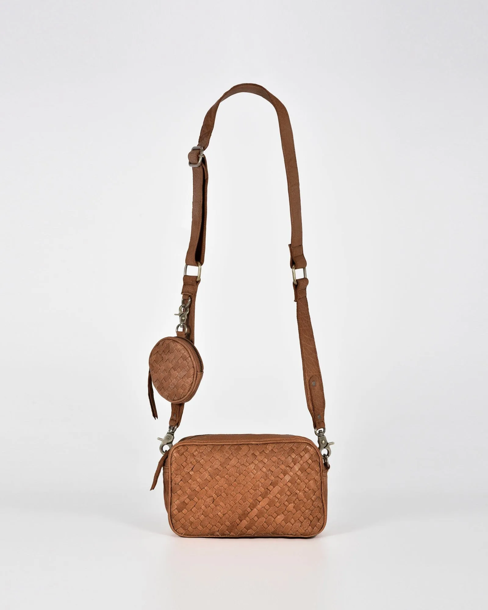 Millner Woven Leather Camera Bag