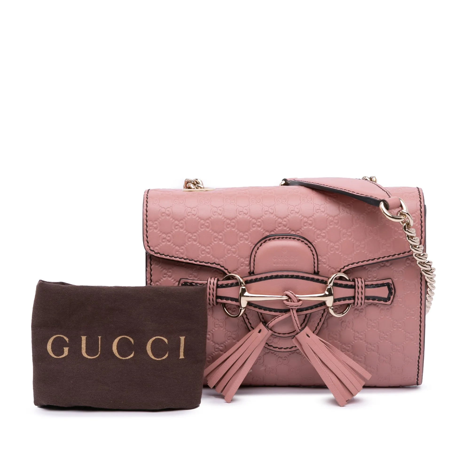 Mini Microguccissima Emily Crossbody