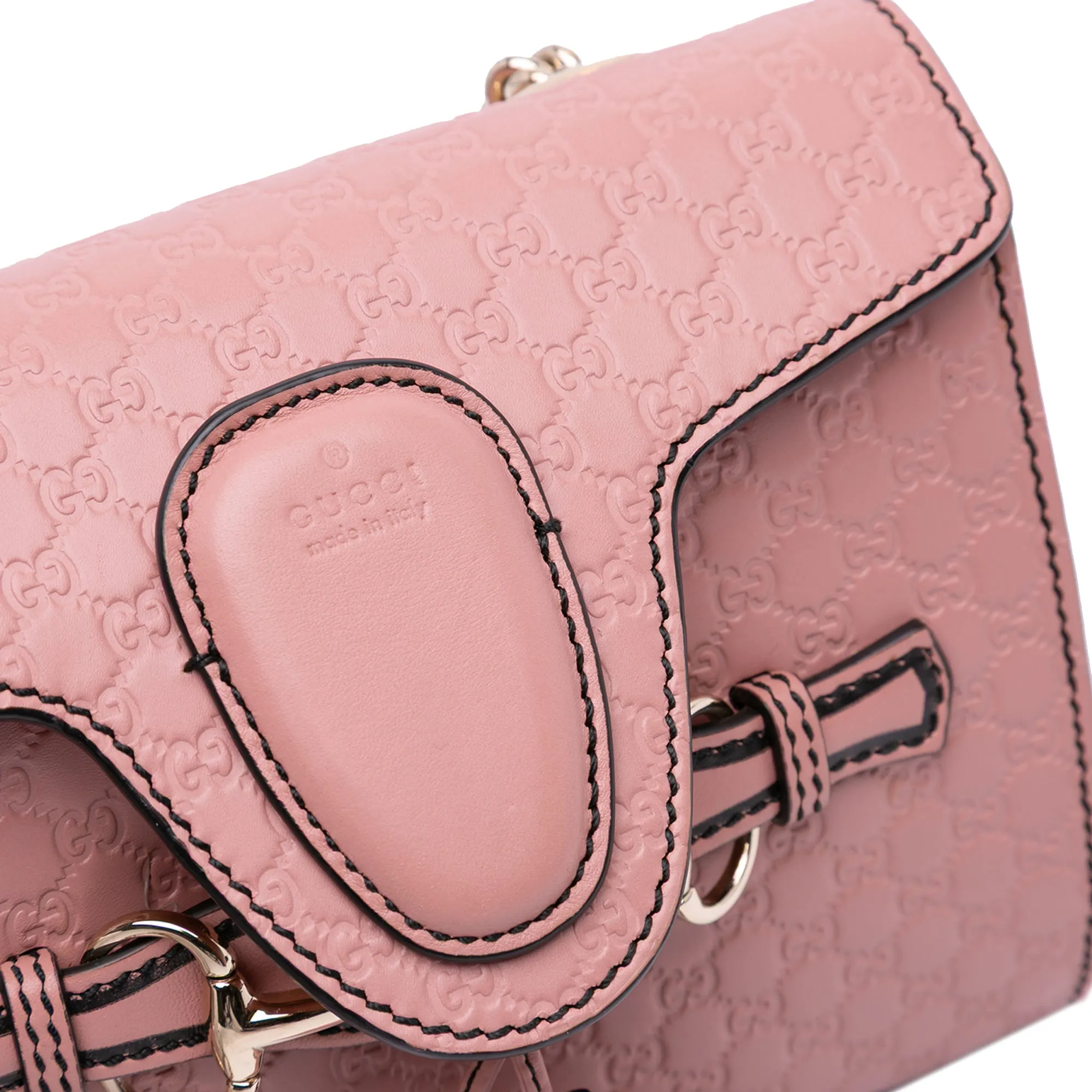 Mini Microguccissima Emily Crossbody
