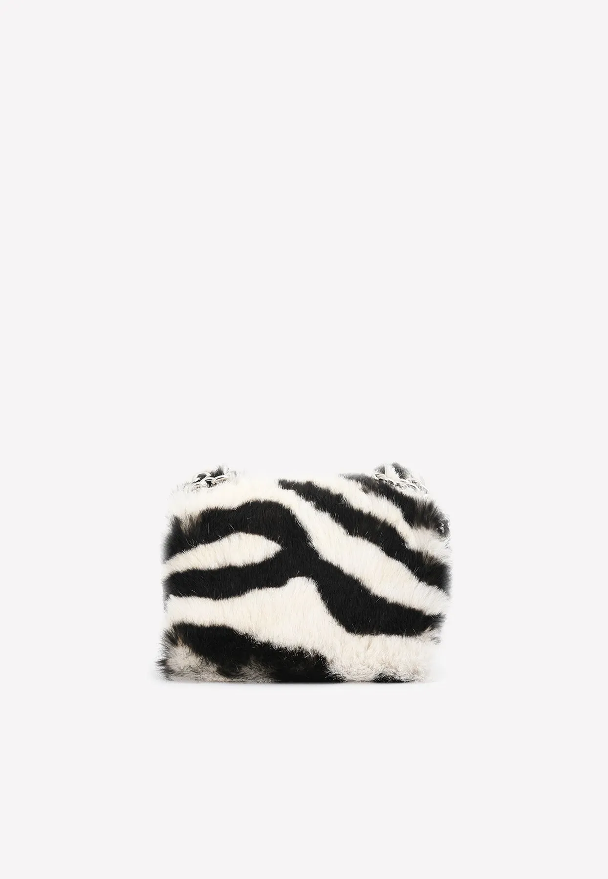 Mini Natalia Tiger Print Faux-Fur Shoulder Bag