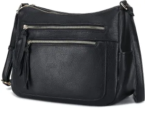 MKF Collection Women Shoulder Bag, Large Crossbody Bag Vegan Leather Handbag Purse By Mia K