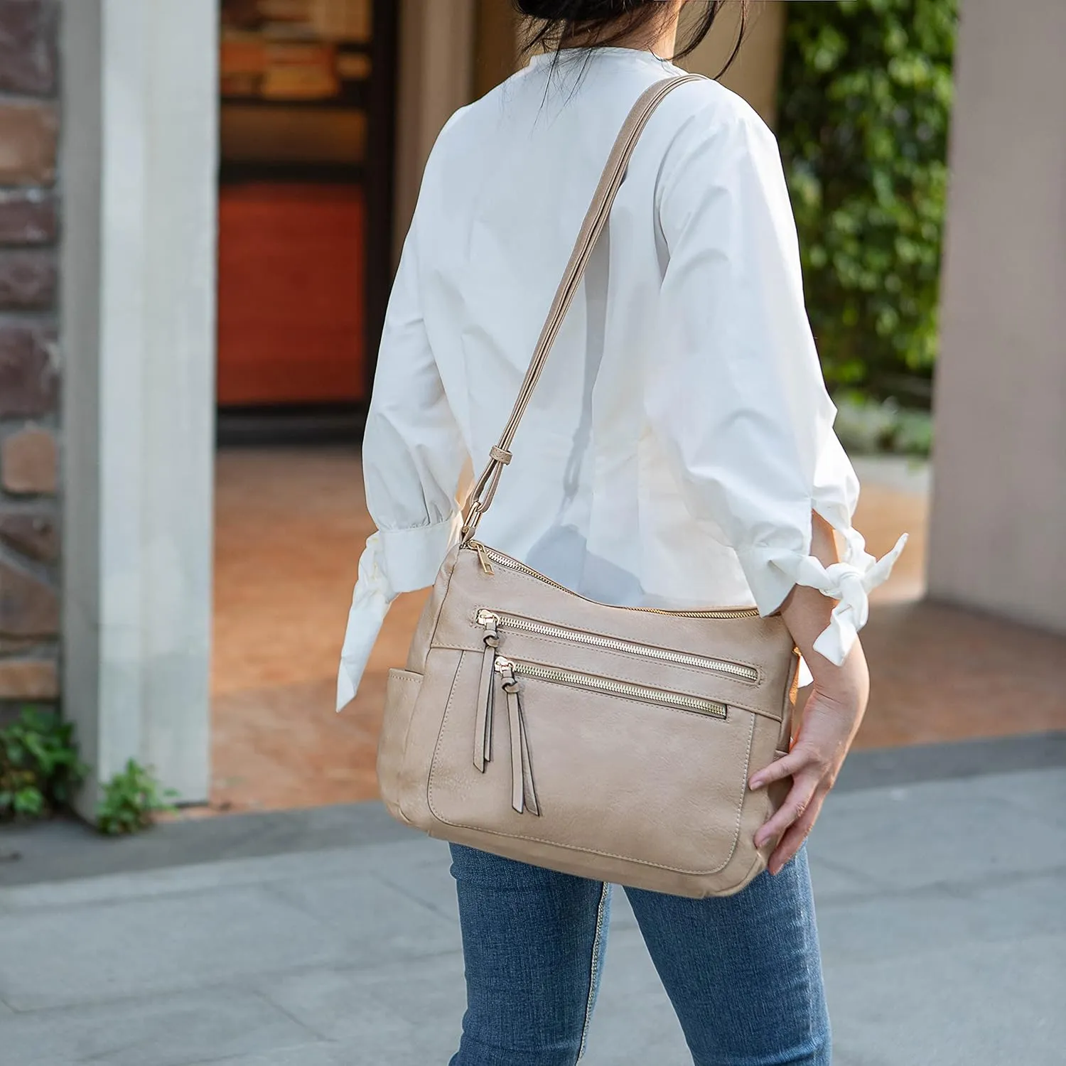MKF Collection Women Shoulder Bag, Large Crossbody Bag Vegan Leather Handbag Purse By Mia K