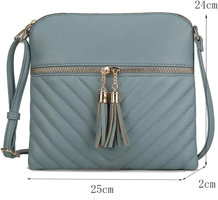 MKF Crossbody Bags for Women Purses and Handbags Tassel – Side Messenger Bag
