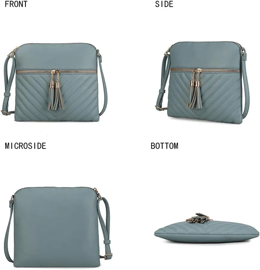 MKF Crossbody Bags for Women Purses and Handbags Tassel – Side Messenger Bag