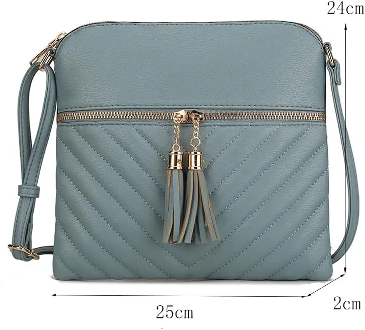 MKF Crossbody Bags for Women Purses and Handbags Tassel – Side Messenger Bag