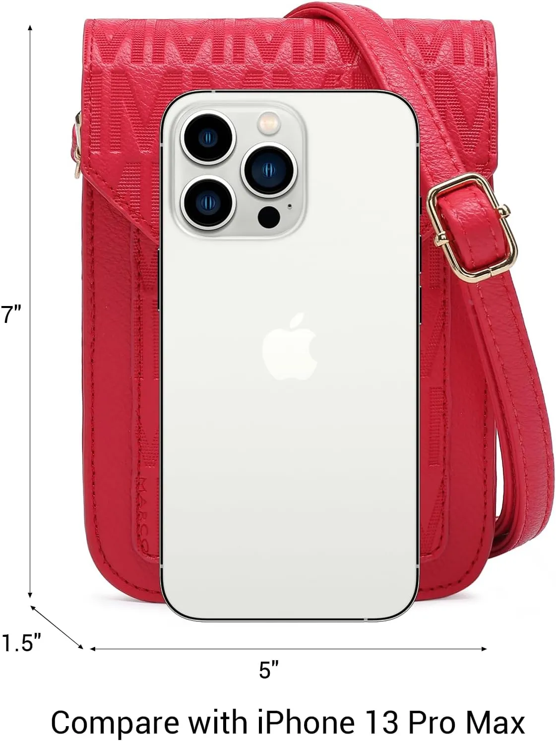 MKP Women Fashion Signature Lightweight Cute Small Crossbody Bags Cell Phone Purse Wallet Shoulder Bag With Snap Closure
