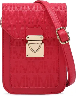 MKP Women Fashion Signature Lightweight Cute Small Crossbody Bags Cell Phone Purse Wallet Shoulder Bag With Snap Closure