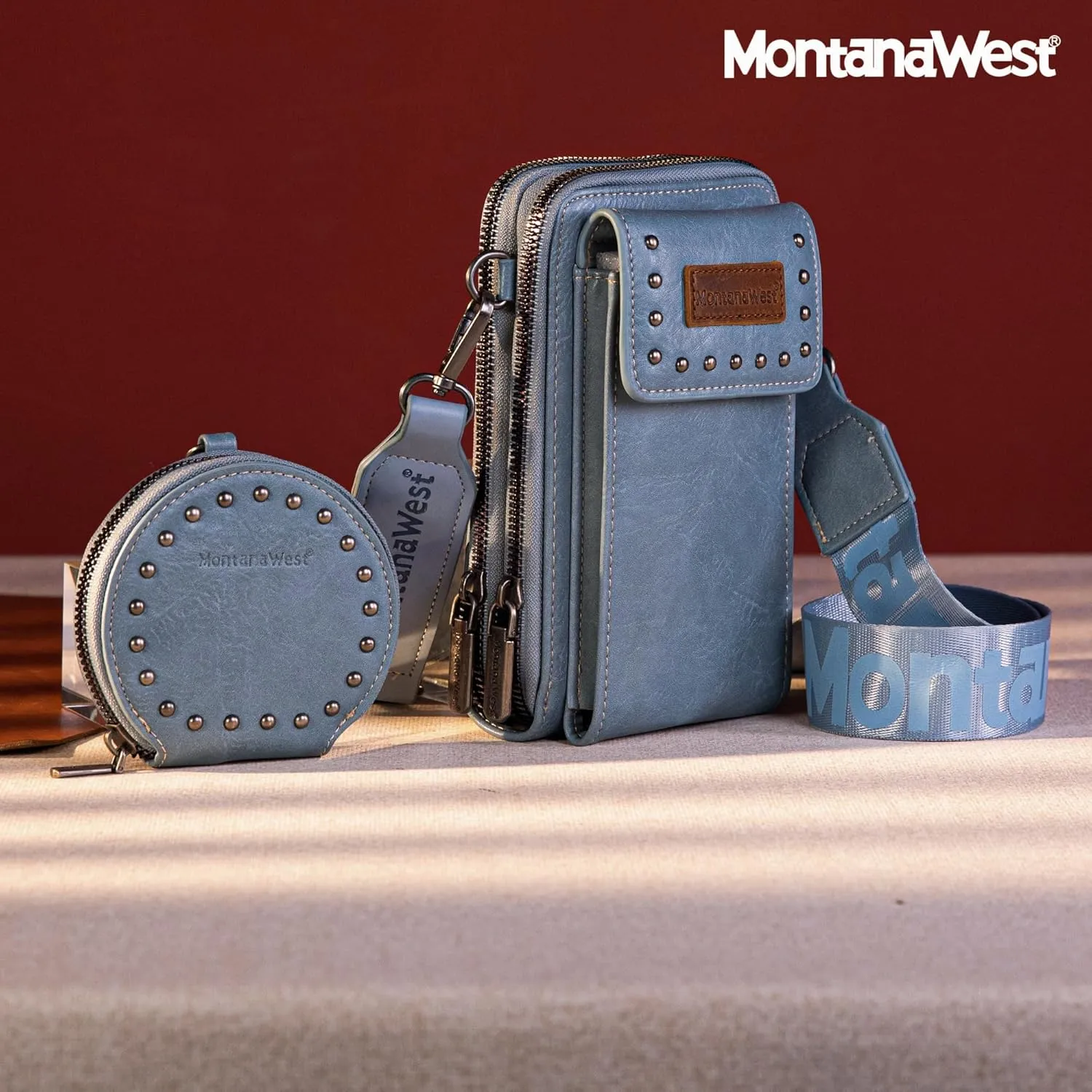 Montana West Cell Phone Wallet Purse for Women Crossbody Bag with Coin Pouch