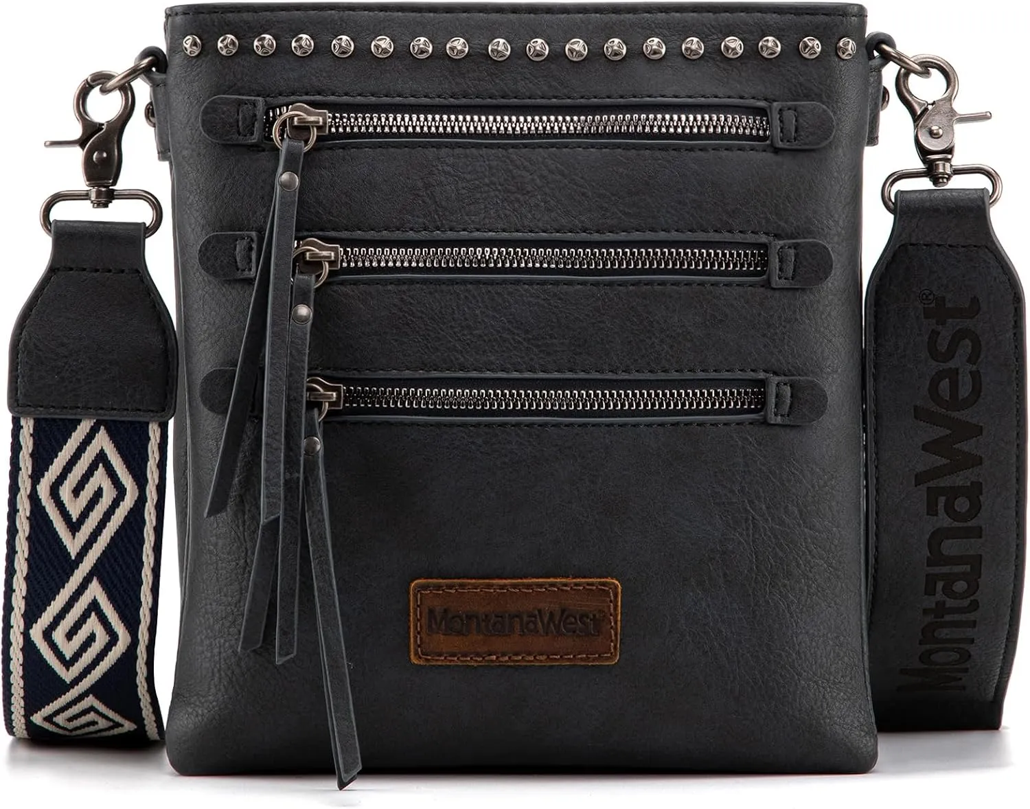 Montana West Crossbody Purses and Handbags for Women Double Compartments Cross Body Bag with Adjustable Strap