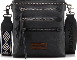 Montana West Crossbody Purses and Handbags for Women Double Compartments Cross Body Bag with Adjustable Strap