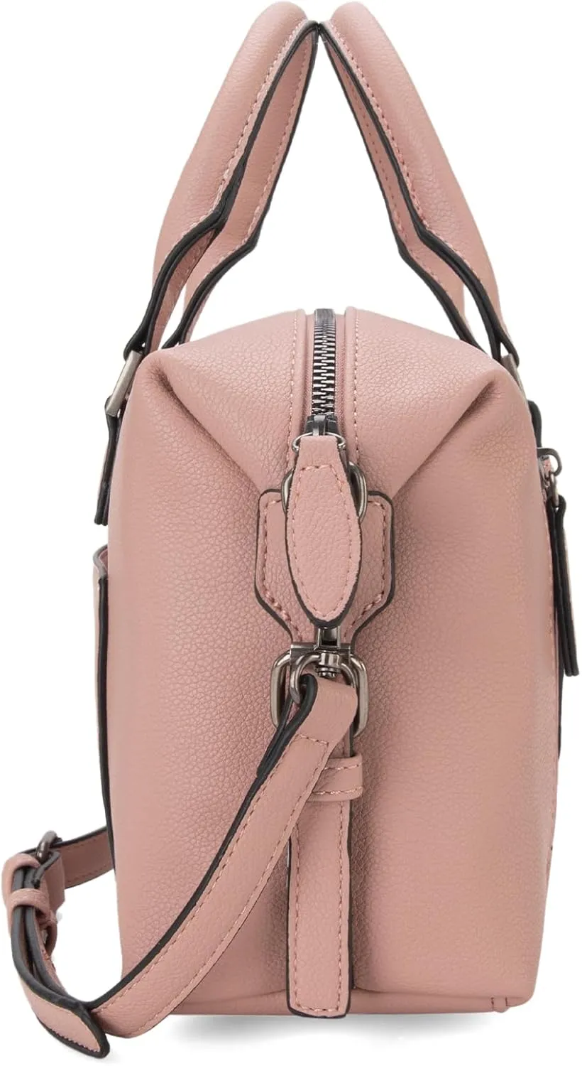 Montana West Small Satchel Purses for Women Top-handle Handbag PU Leather Crossbody Doctor Bag