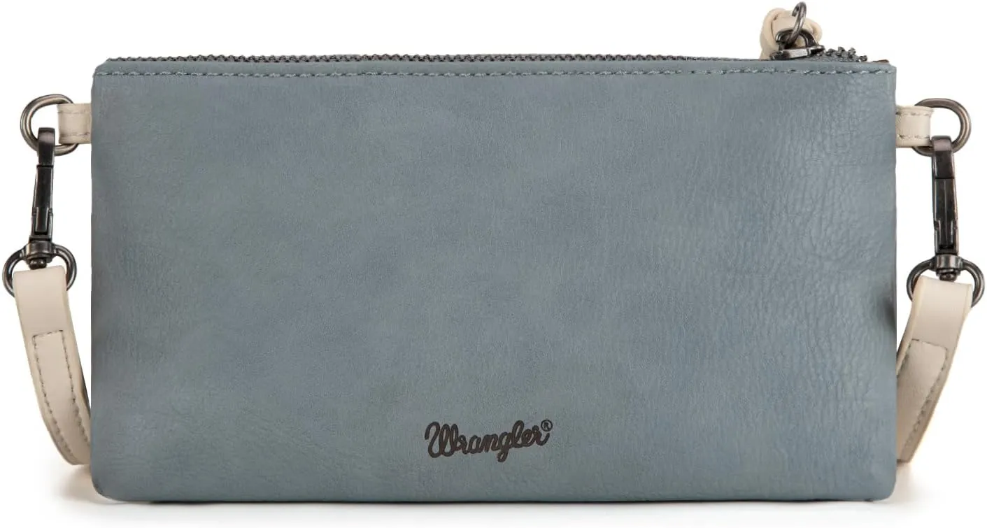 Montana West x Wrangler Crossbody Wallet Purse for Women Clutch Purse with Card Holder Wallet