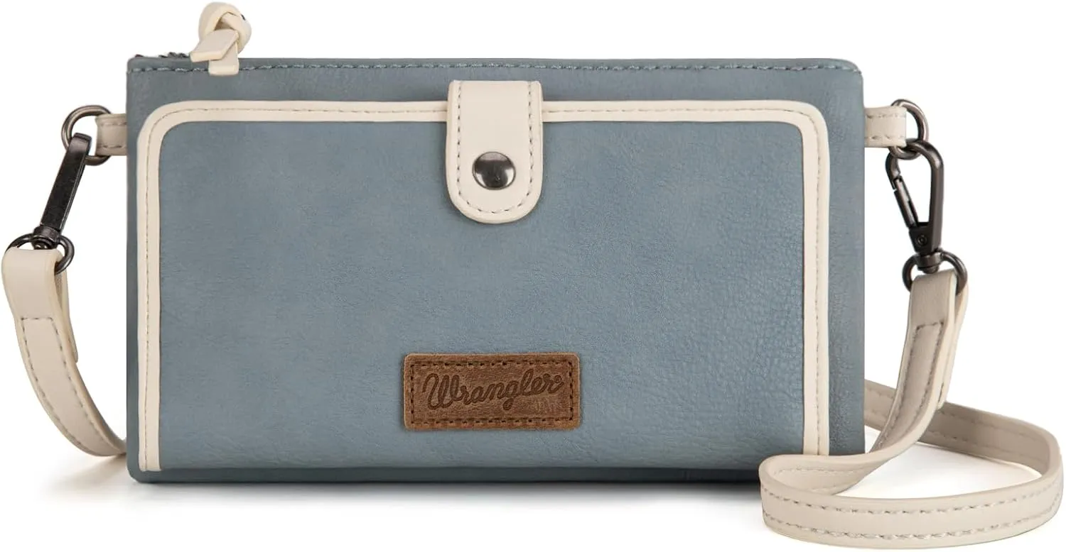 Montana West x Wrangler Crossbody Wallet Purse for Women Clutch Purse with Card Holder Wallet
