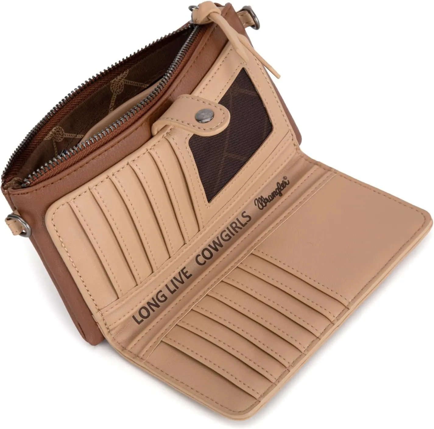 Montana West x Wrangler Crossbody Wallet Purse for Women Clutch Purse with Card Holder Wallet