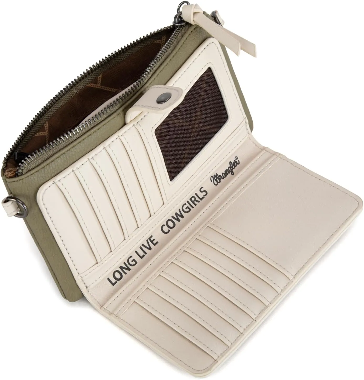 Montana West x Wrangler Crossbody Wallet Purse for Women Clutch Purse with Card Holder Wallet