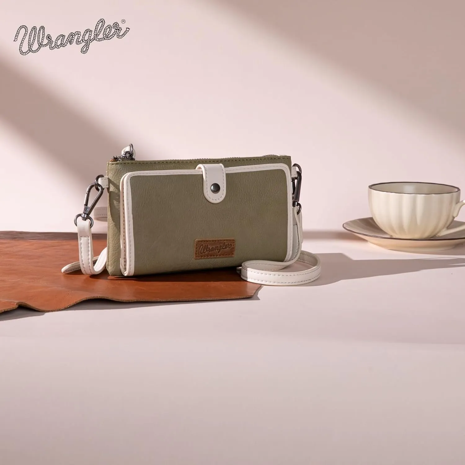 Montana West x Wrangler Crossbody Wallet Purse for Women Clutch Purse with Card Holder Wallet