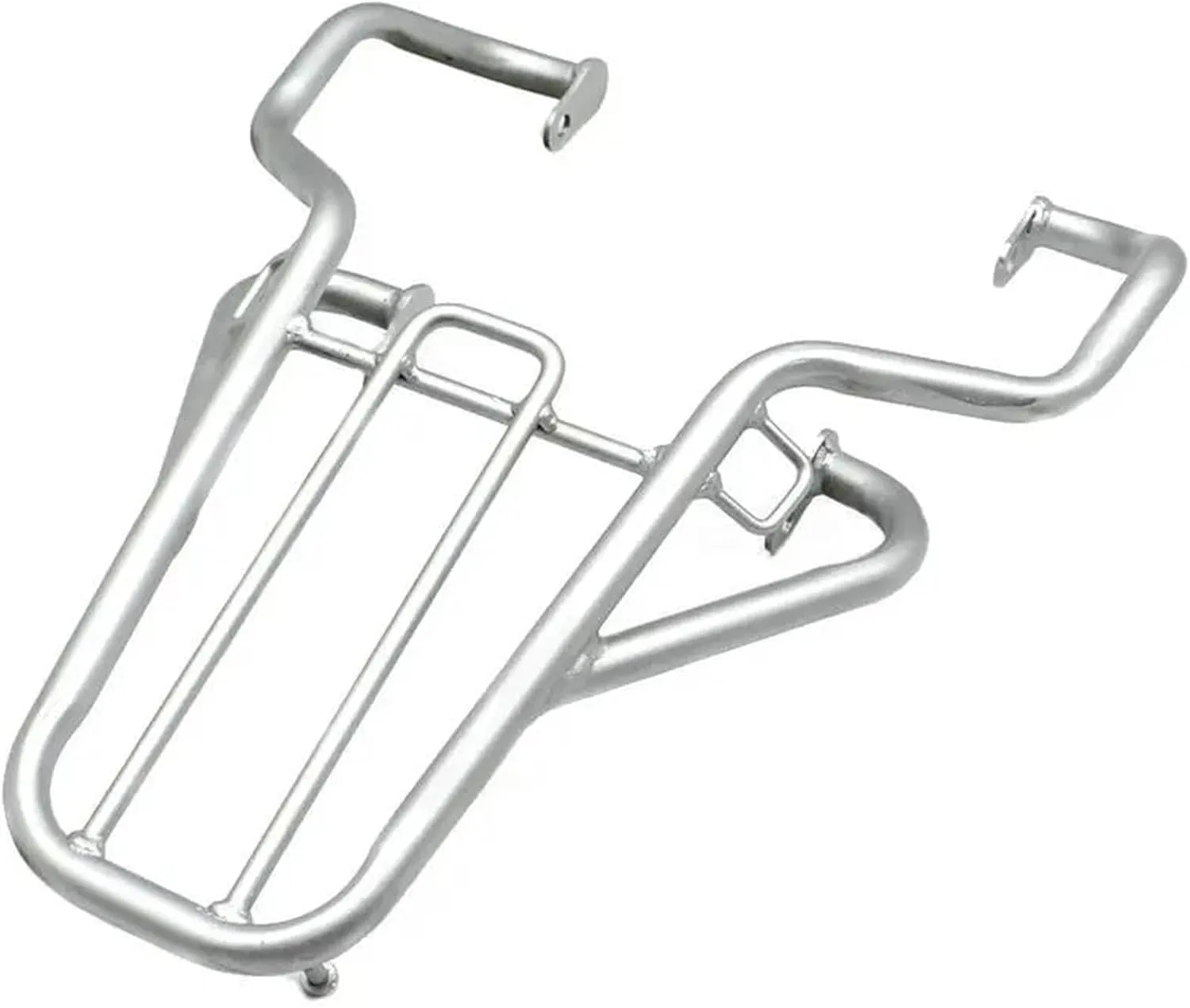 Motorcycle Rear Cargo Carrier for Xt250 2000-2005 Motorcycle Cargo Shelf Bracket Rear Rack Travel Saddlebag Luggage Motorcycle Luggage Rack(Silver)