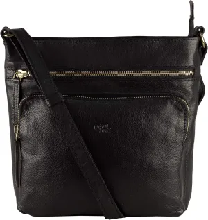 Mou Meraki Genuine Leather Crossbody Purse and Handbags - Crossover Bag Over the Shoulder Women