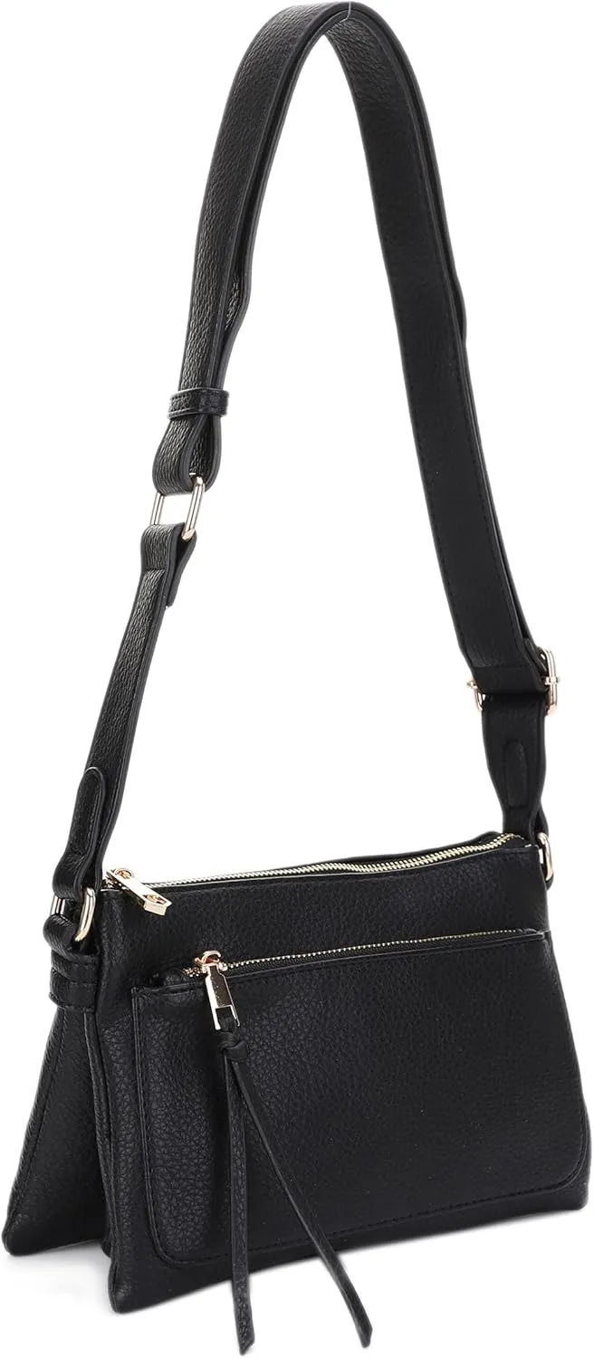 Multicompartment Functional Women Travel Crossbody with Comfortable Shoulder Strap