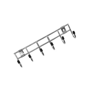 Multipurpose Stainless Steal Hanger Strip Hooks (6 Pin) - H02429