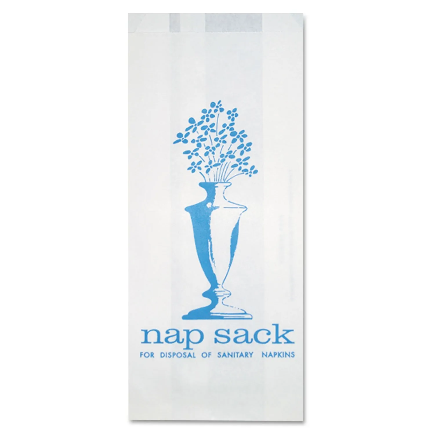 Nap Sack Sanitary Disposal Bags, 4w x 2d x 9h, White