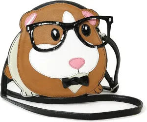 Nerdy Guinea Pig Shoulder Crossbody Bag