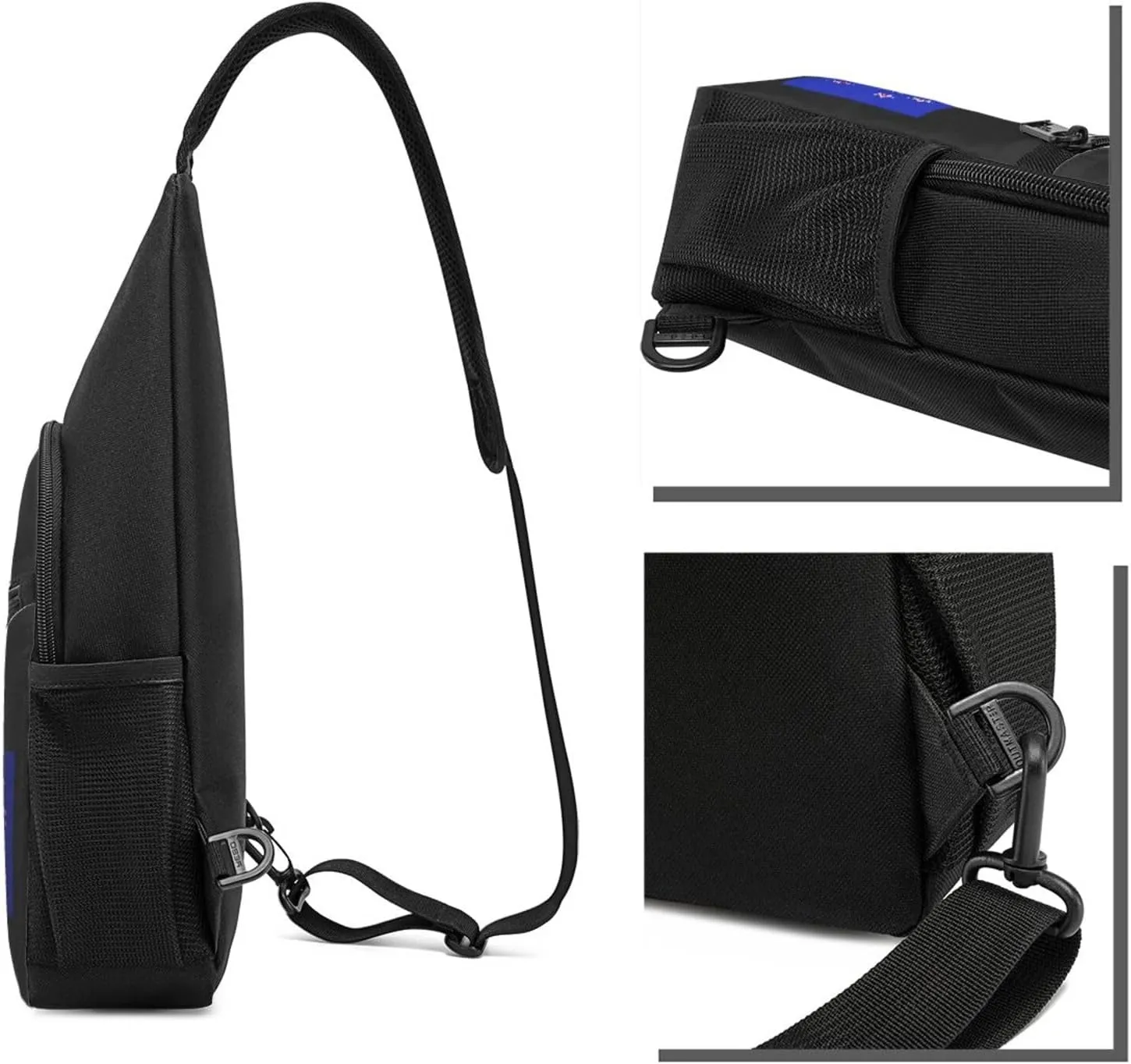 New Zealand Maori Fern Flag Sling Bag Crossbody Backpack Shoulder Casual Daypack Bags for Men Women