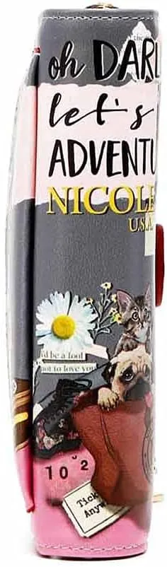 Nicole Lee Trifold Phone Case Crossbody Wallet