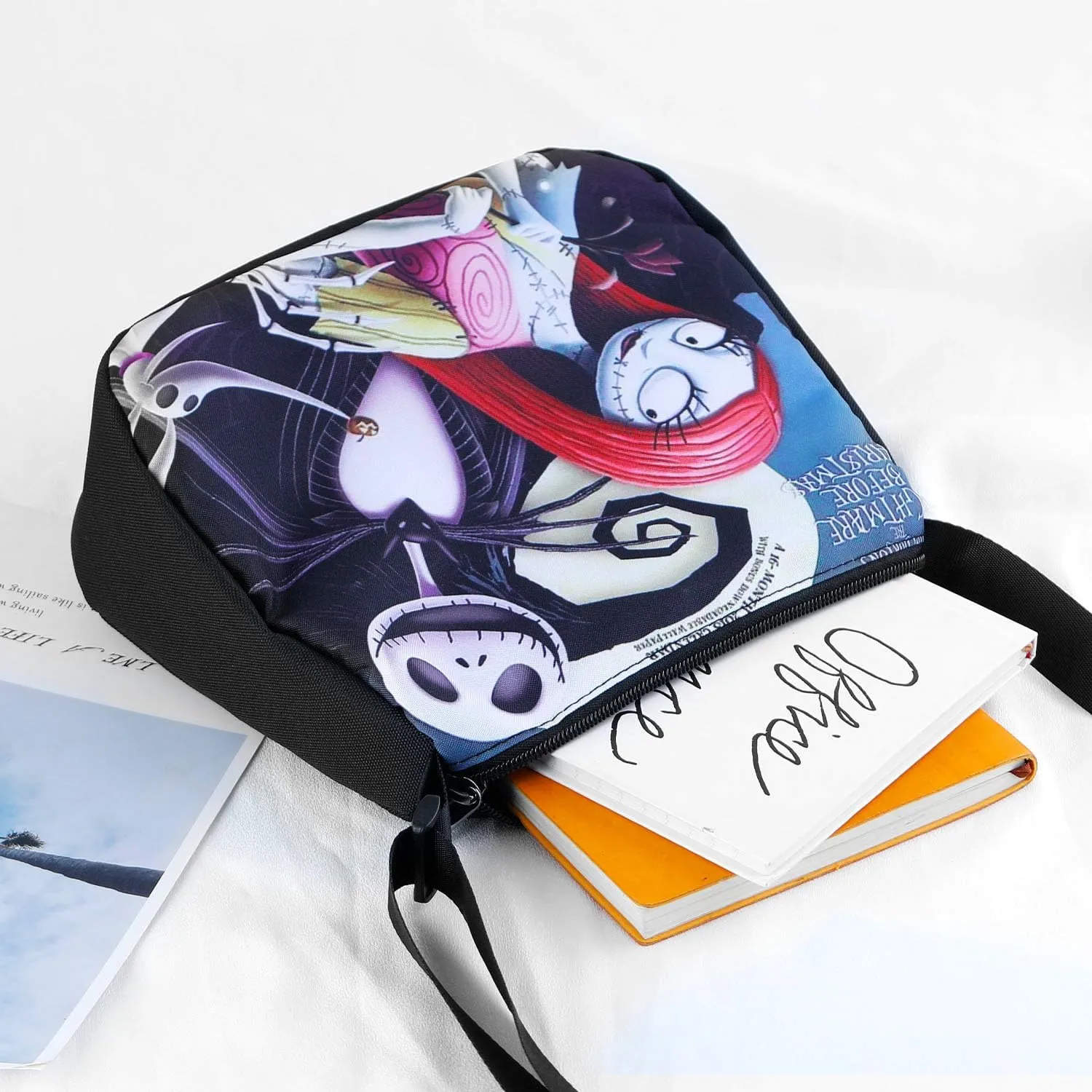 Nightmare Before Christmas Crossbody Bags Jack Skellington Shoulder Bag Jack Sally Wallet Purse Coin Pouch (Bag SDY 2404)