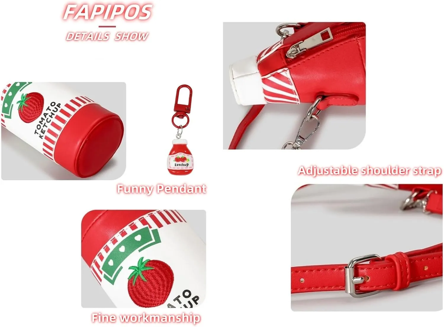 Novelty Crossbody Bag,Popcorn Box Purse,Novelty Popcorn Box Crossbody Bag.