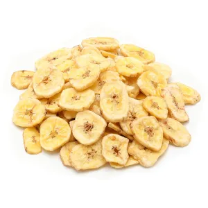 NUTS U.S. - Unsweetened Banana Chips | No Sulphure, Added & No Artificial Colors | NON-GMO | Natural | Packed in a Resealable Bag!!! (2 LBS)
