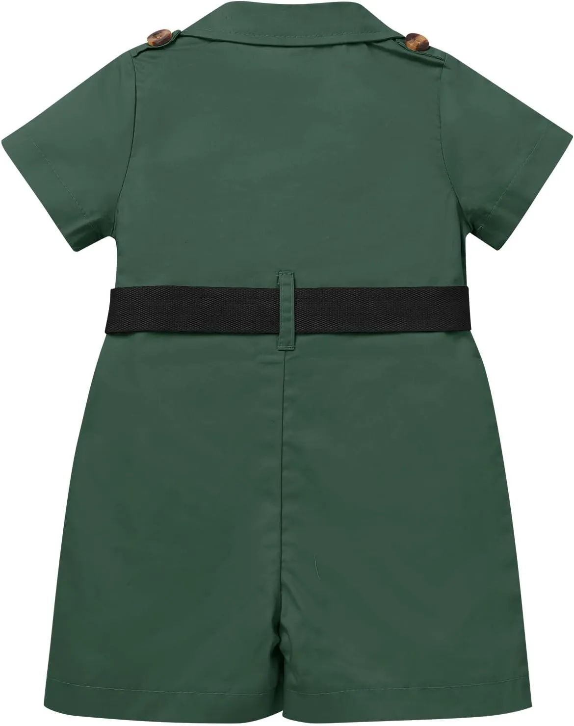 ODASDO Safari Outfit For Baby Girls Boys Birthday Party Cake Smash Toddlers Zookeeper Suit Froest Adventure Explorer Clothes