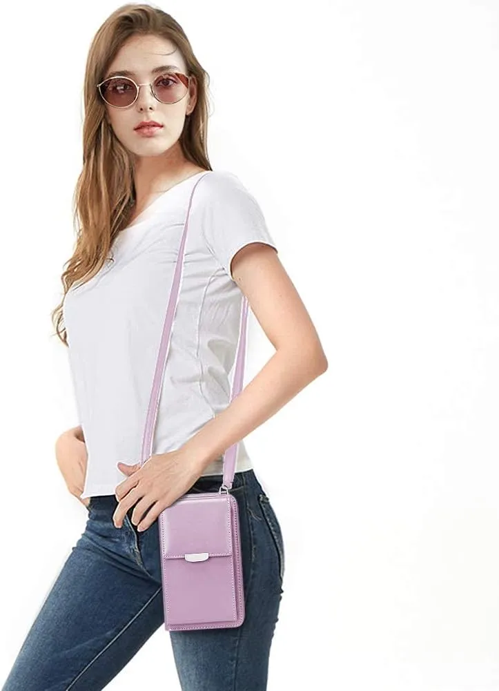 OIDERY Small Crossbody Phone Bags Cellphone Wallet Purse for Women with Credit Card Slots