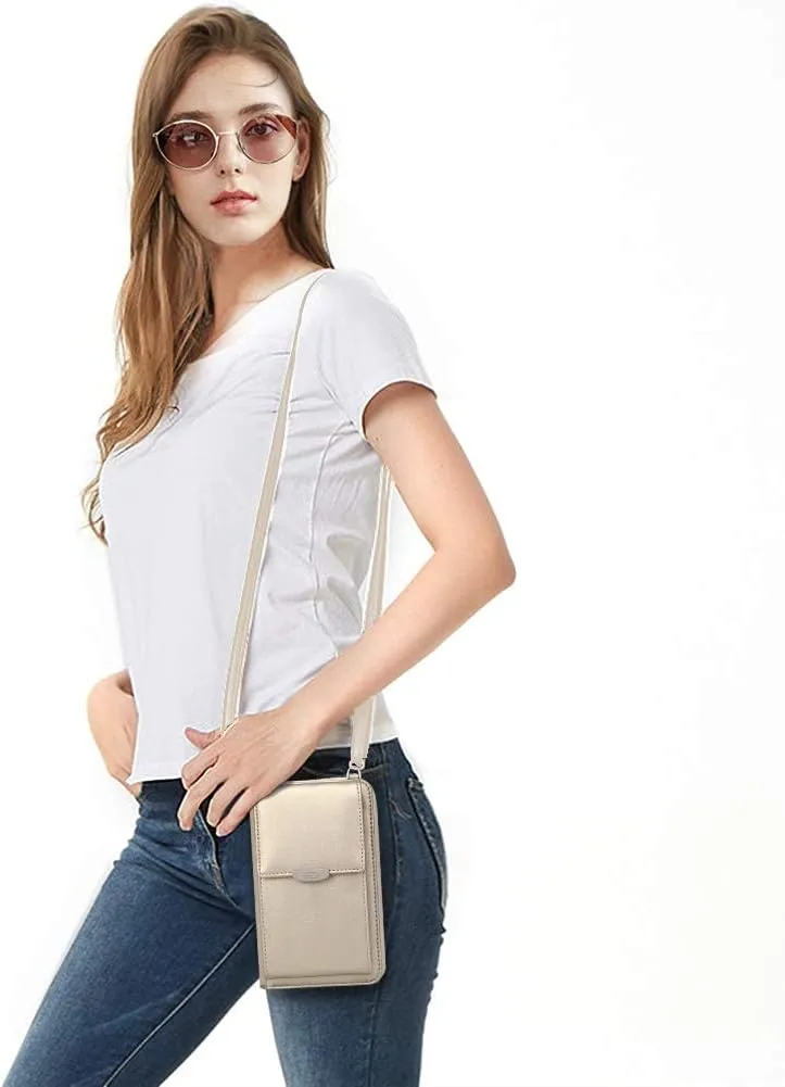 OIDERY Small Crossbody Phone Bags Cellphone Wallet Purse for Women with Credit Card Slots
