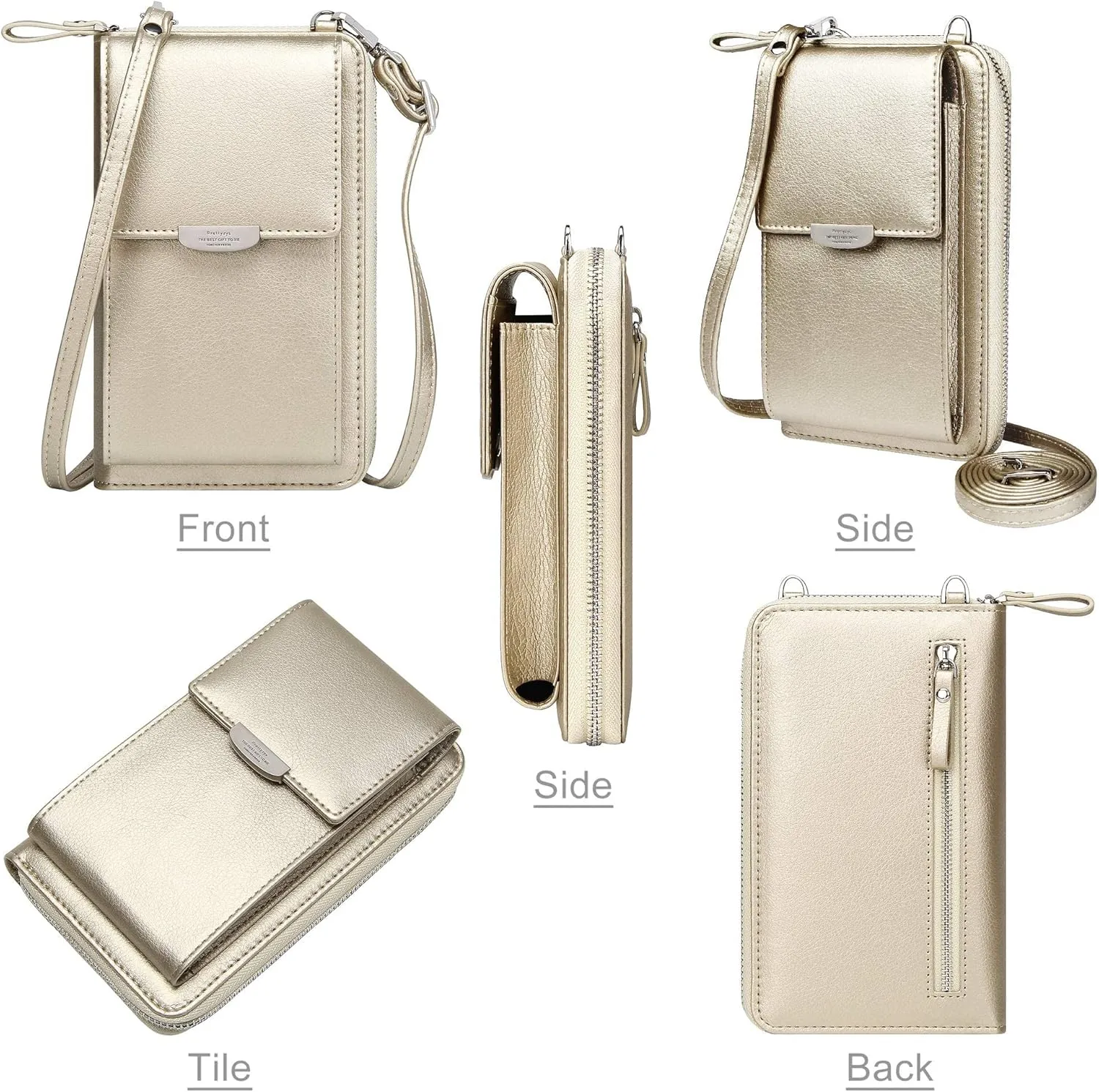 OIDERY Small Crossbody Phone Bags Cellphone Wallet Purse for Women with Credit Card Slots
