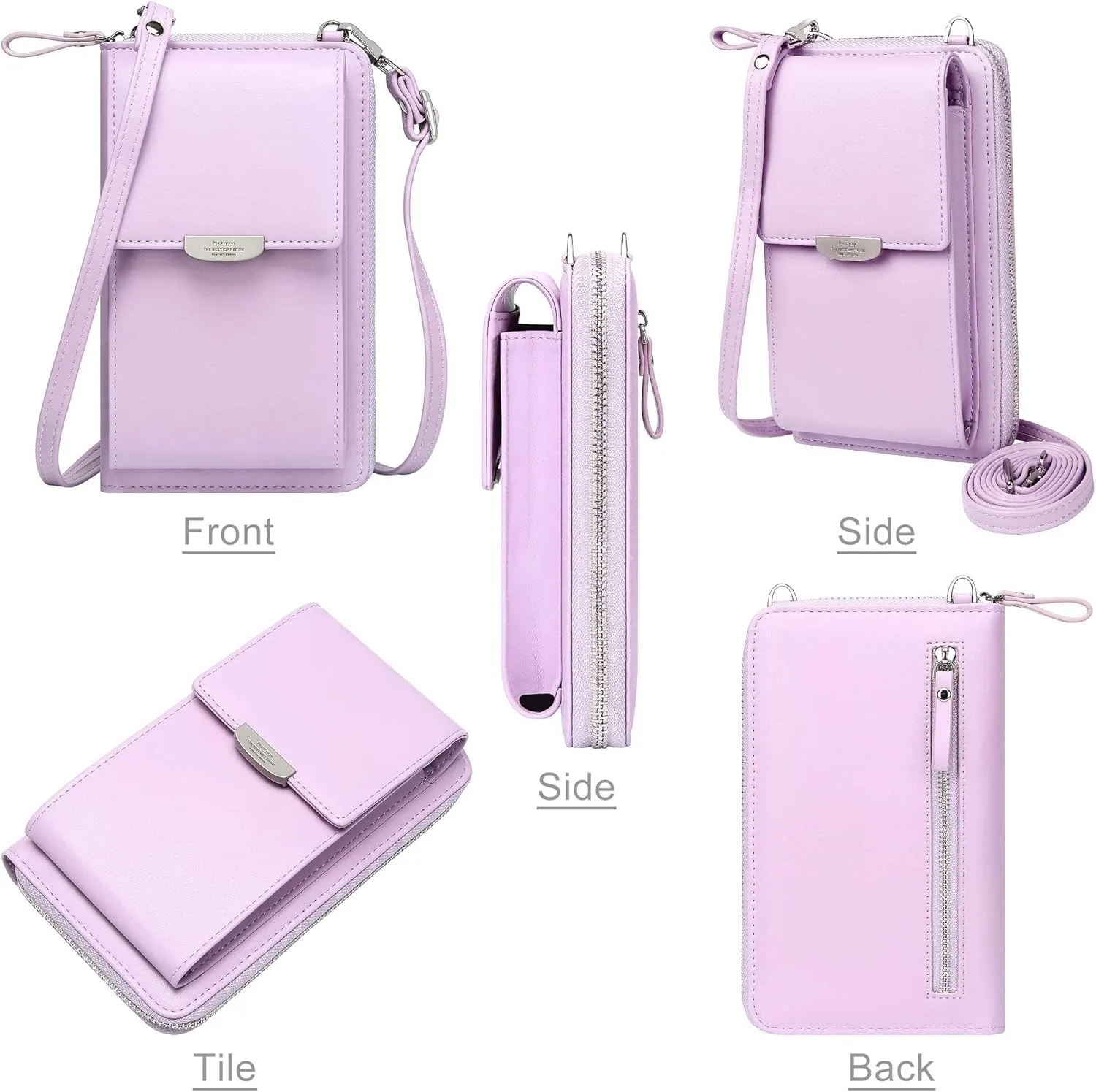 OIDERY Small Crossbody Phone Bags Cellphone Wallet Purse for Women with Credit Card Slots