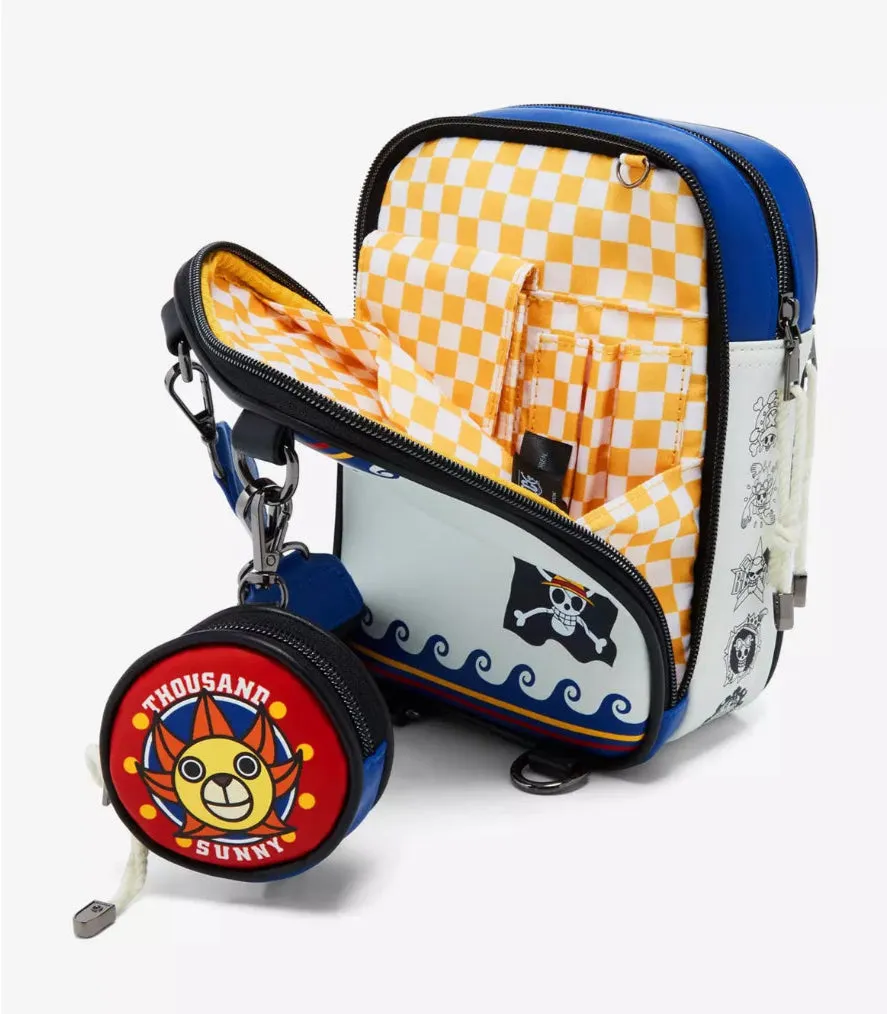 One Piece Straw Hat Crew Jolly Roger Crossbody Bag
