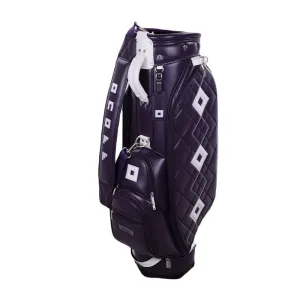 ONOFF OB7921 8.5" Women's Caddie Bag (Purple/White)
