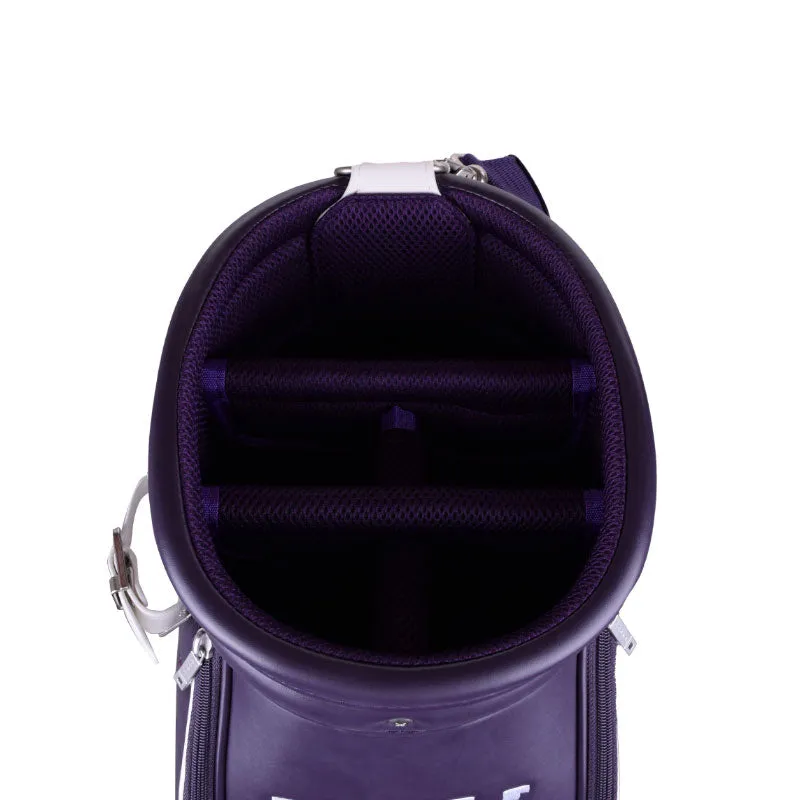 ONOFF OB7921 8.5" Women's Caddie Bag (Purple/White)